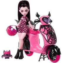 Monster High Draculaura und Sein Monster Scooter (onesize)