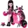 Monster High Draculaura und Sein Monster Scooter (onesize)