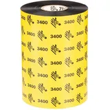 Zebra Technologies Zebra 3400 wax/resin, 89mm x 450m