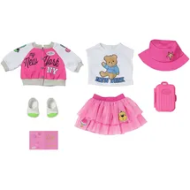 BABY BORN Puppenkleidung Reiseoutfit Rosa/Weiß (43cm)