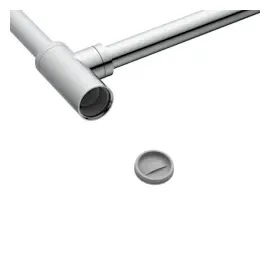 Kirchhoff DS-5WK Flaschensiphon, Chrom, 1 1/4" x 32 mm