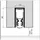 Elton Türbodendichtung Automatisch Soundproof Silber 1208mm