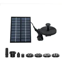 FELIXLEO Solarpumpe Solar Springbrunnen Außen 25W Solarpumpe Teich Garten Vogelbad (3-tlg)