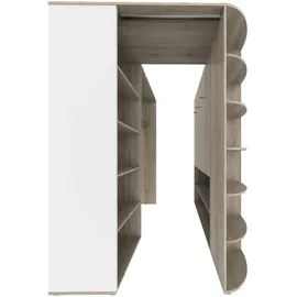WIMEX Eckschrank 124 x 199 x 148 cm Weiß