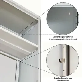 Proregal BEE Aktenschrank 195x120x60 grau