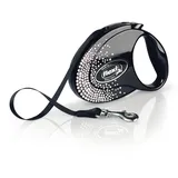 flexi Glam Splash Crystal M Tape 5m schwarz