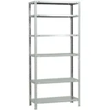 Simonrack Lagerregal Stahl 2000x900x500 mm 6 Böden Weiß