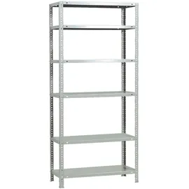 Simonrack Lagerregal Stahl 2000x900x500 mm 6 Böden Weiß