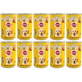 PEDIGREE Junior Huhn in Gelee 400g x 12