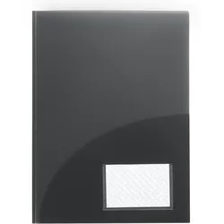 Foldersys Broschüren-Mappe runde Taschen Transparent transparent