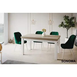 alpimeble Rechteckiger Esstisch 160 – 210 cm Sonoma
