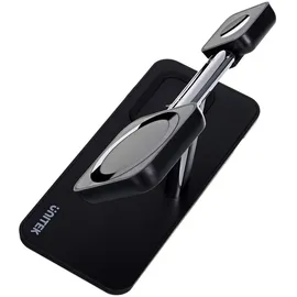 UNITEK P1212A, Freistehend, ABS, Schwarz, Silber, Kontakt, Tisch, 15 W), - Schwarz/Silber