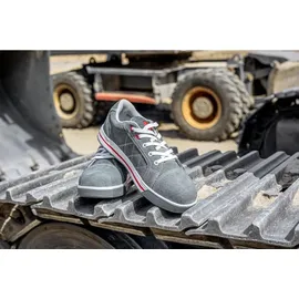 LAHTI PRO Wildlederhalbschuhe Sb Sra, „40“, grau-rot L3040740