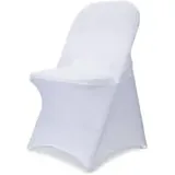 Faltbare Stuhlhussen Aus Spandex – 10 Verbesserte, Universell Einsetzbare, Dehnbare, Waschbare Und Passgenaue Stuhlhussen Für Hochzeiten, Feiertage, Bankette, Partys Und Feste (weiß) – Crezuo