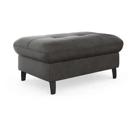 sit&more Stauraumhocker Maggiore 102 x 48 x 67 cm Polyester Grau