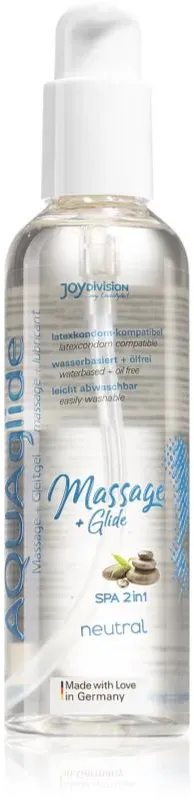 JoyDivision 2v1 AQUAglide Massage Glide Massage und Gleitgel Neutral 200 ml