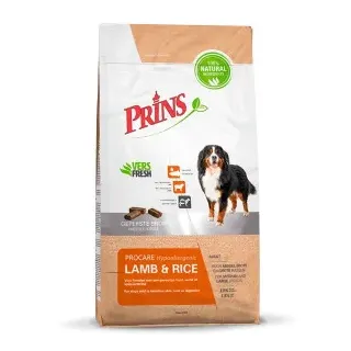 Billige Prins ProCare Hypoallergenic med lam og ris hundefoder  3 kg