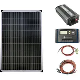 SET 1x100W Poly Solar Modul 20A Laderegler gelb Spannungswandler NM600 600W modi