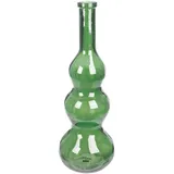 Gilde Vase Balleros aus Glas - bauchige Form - grün - Höhe 75cm x Ø 27cm - Dekovase