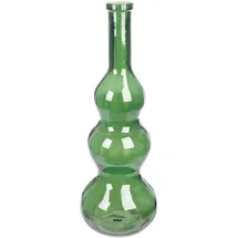 Gilde Vase Balleros aus Glas - bauchige Form - grün - Höhe 75cm x Ø 27cm - Dekovase