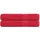 vidaXL Saunatücher 80 x 200 cm rot 2 St.
