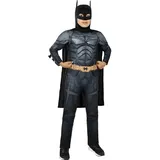 Funidelia | Batman TDK Kostüm deluxe für Jungen The Dark Knight, Superhelden, DC Comics - Kostüme für Kinder & Verkleidung für Partys, Karneval & Halloween - Größe 7-9 Jahre - Schwarz