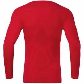 Jako Comfort recyceltes langarm Funktionsshirt Kinder sportrot 164/176