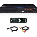 WISCENT Mini DVD-Player für TV mit HDMI/AV/Koaxial Ausgang(HDMI Kabel enthaltenl),USB 2.0 Mediaplayer,Alle Regionsfreie,Mini-Kompakt-DVD/CD-Spieler(Non Bluray)