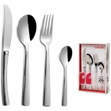 Comas Besteck-Set Hidraulic 24 Teile Edelstahl 18/10 - 3 mm / Tafelbesteck