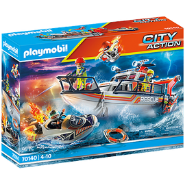 Playmobil City Action Seenot: Löscheinsatz mit Rettungskreuzer 70140