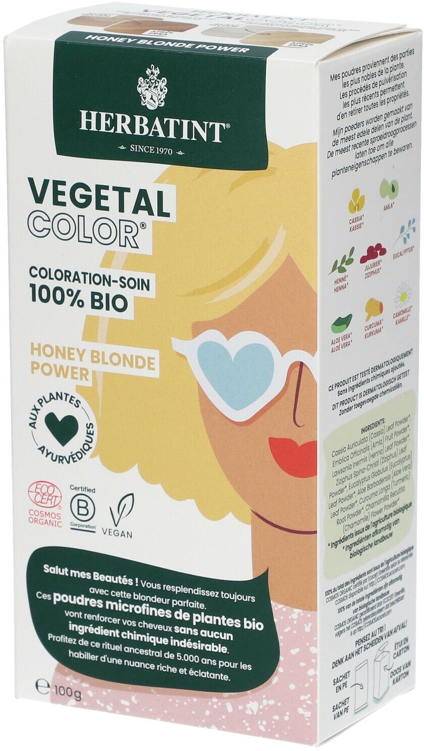 HERBATINT® Vegetal Color - Honey Blond Power 100 g crème