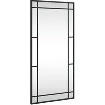 vidaXL Wandspiegel 40 x 80 cm Schwarz