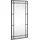 vidaXL Wandspiegel 40 x 80 cm Schwarz