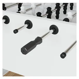vidaXL Tischfußballgriff 10 pcs Schwarz 3,1 x 3,1 x 17,8 cm PP
