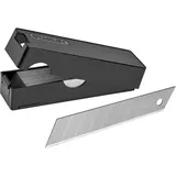Stanley Abbrechklingen für Cuttermesser 3-11-301 (18 mm, gerade Schneide mit 7 abbrechbaren Segmenten
