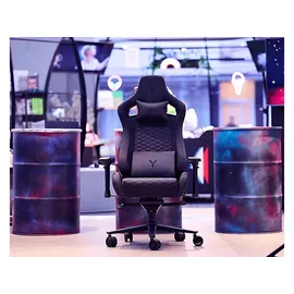 ISY IGC-1000 Gaming-Stuhl, Schwarz