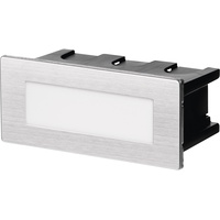 EMOS LED Treppenlicht – Einbauleuchte 123×53, 1,5W, warmweiss IP65 55 lm, IP65)