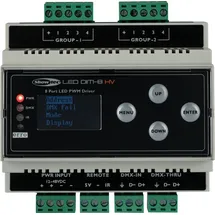 Showtec LED Dim-8 HV DIN-Schiene