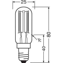 LEDVANCE LED T26 P 4.2W 827 E14