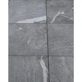 HORI Terrassenplatte HORI Terrassenplatten Feinsteinzeug Steinoptik, Boden für Outdoor, Feinsteinzeug 60x45, Grau, Feinsteinzeug, Massiv, Rutschhemmend grau