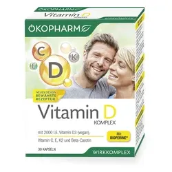 Ökopharm Vitamin D Komplex Kapseln 30 Stück