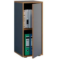 VCM my office Aktenschrank Salia, 920719 anthrazit, honig-eiche 1 Fachboden 30,0 x 32,0 x 74,0 cm