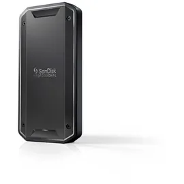 SanDisk PROFESSIONAL PRO-G40 SSD 4 TB (mobile SSD, exFAT formatiert, robuste NVMe SSD mit Thunderbolt 3, USB-C, bis zu 3.000 MB/s Lesen, IP68 Gehäuse, staub- und wasserbeständig)