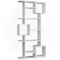 Vicco Bücherregal Cube 92 x 29 x 188 cm Weiß