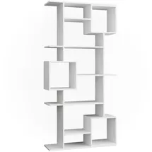 Vicco Bücherregal Cube 92 x 29 x 188 cm Weiß