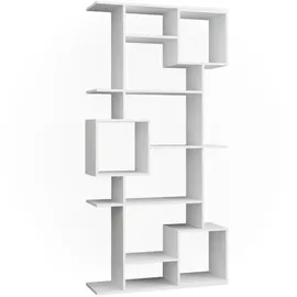 Vicco Bücherregal Cube 92 x 29 x 188 cm Weiß