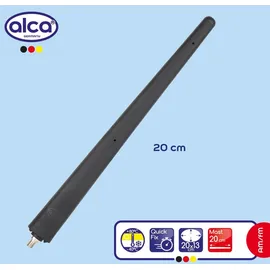 Alca alca® Dachantenne passend für FIAT Oval Universal 20 cm Kfz AM/FM M6 Gewinde Kurzantenne Autoantenne Auto Antenne Mast Antennen-Ersatzstab