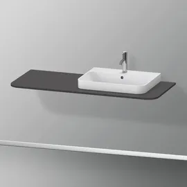 Duravit Happy D.2 Plus 130x55cm, m 1 AS, Beck. re, graph matt