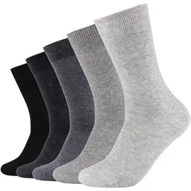 s.Oliver Essentials Socks 5er Pack Kurzsocken Schwarz/Grau 35-38