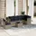 vidaXL Gartensofa-Set 7-tlg. grau Polyrattan